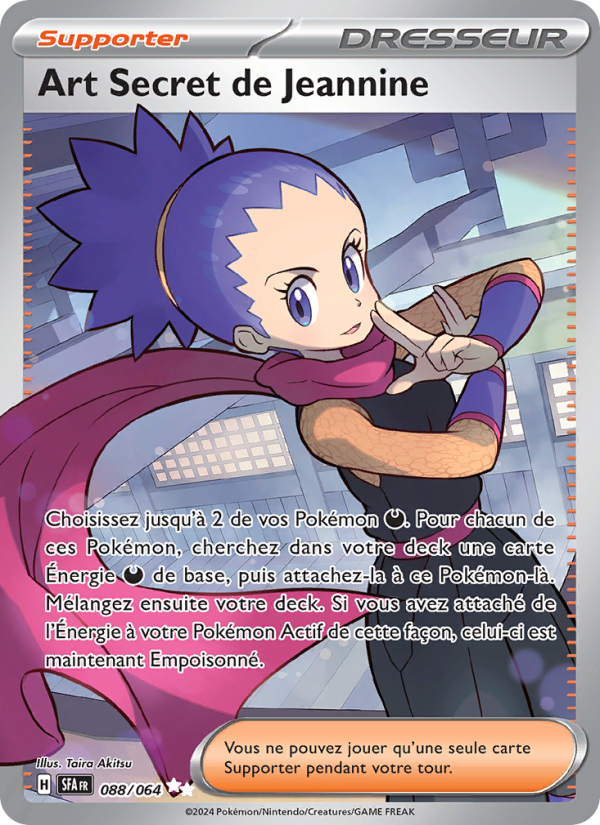 Art Secret de Jeannine 088 — Nebel der Sagen (French Pokémon TCG card)