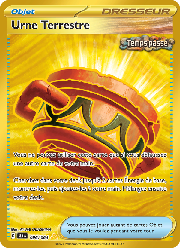 Urne Terrestre 096 — Nebel der Sagen (French Pokémon TCG card)