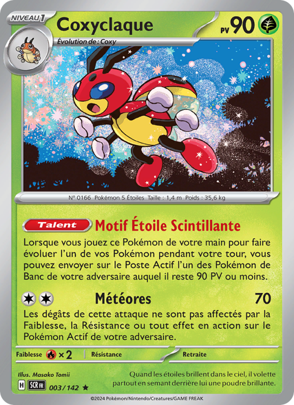 Coxyclaque 003 — Stellar Crown (French Pokémon TCG card)
