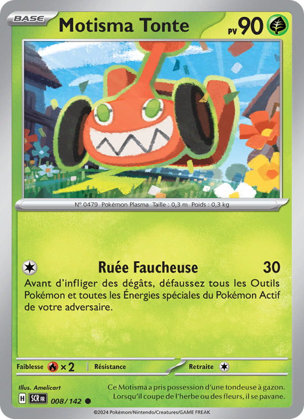 Motisma Tonte 008 — Stellar Crown (French Pokémon TCG card)