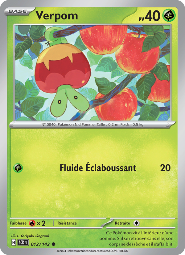Verpom 012 — Stellar Crown (French Pokémon TCG card)