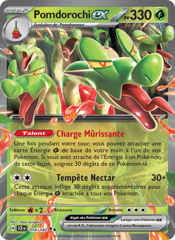 Pomdorochi-ex 014 — Stellar Crown (French Pokémon TCG card)