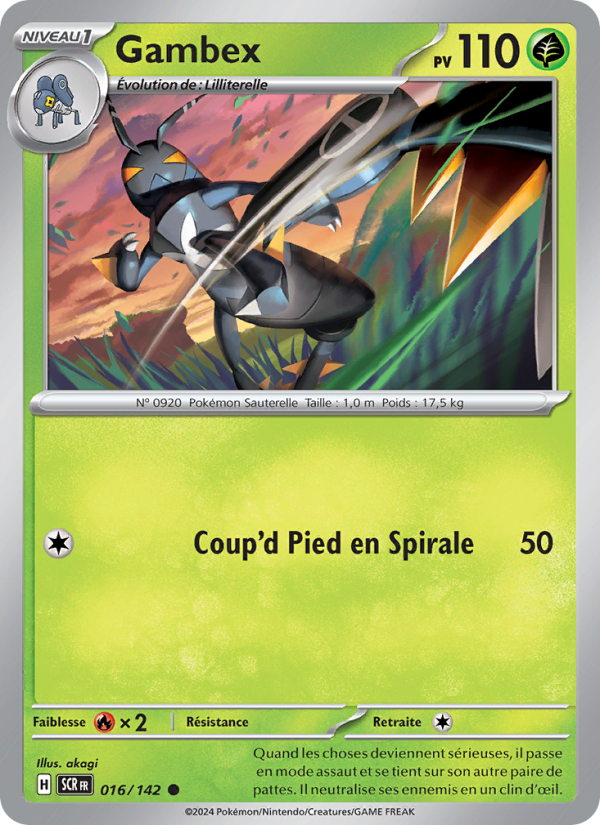 Gambex 016 — Stellar Crown (French Pokémon TCG card)