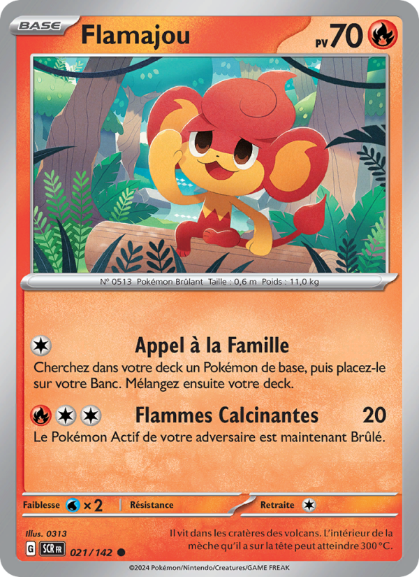 Flamajou 021 — Stellar Crown (French Pokémon TCG card)