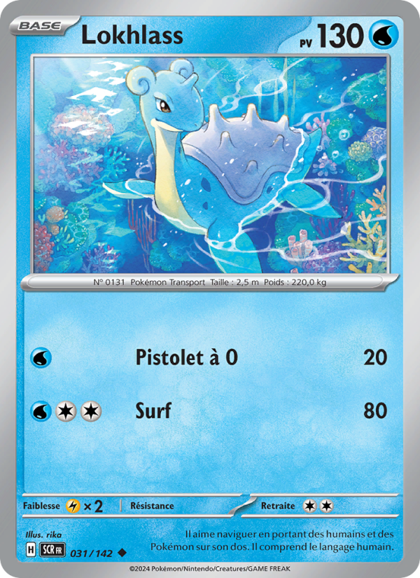 Lokhlass 031 — Stellar Crown (French Pokémon TCG card)