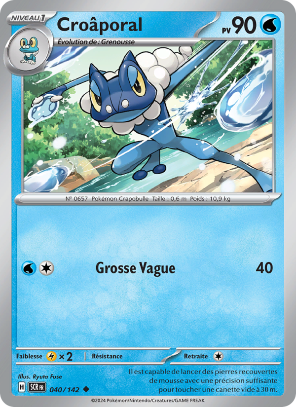 Croâporal 040 — Stellar Crown (French Pokémon TCG card)