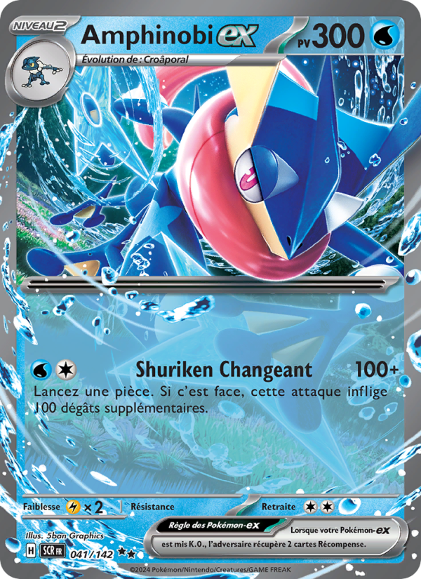 Amphinobi-ex 041 — Stellar Crown (French Pokémon TCG card)