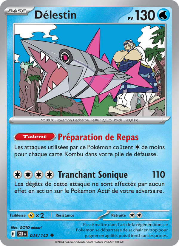 Délestin 045 — Stellar Crown (French Pokémon TCG card)