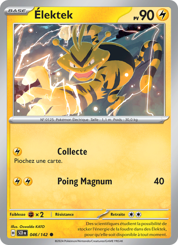 Élektek 046 — Stellar Crown (French Pokémon TCG card)