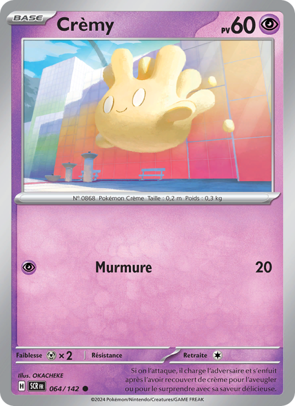 Crèmy 064 — Stellar Crown (French Pokémon TCG card)