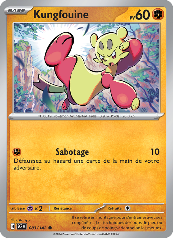 Kungfouine 083 — Stellar Crown (French Pokémon TCG card)