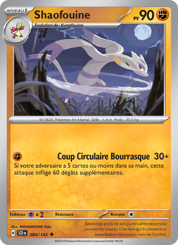 Shaofouine 084 — Stellar Crown (French Pokémon TCG card)