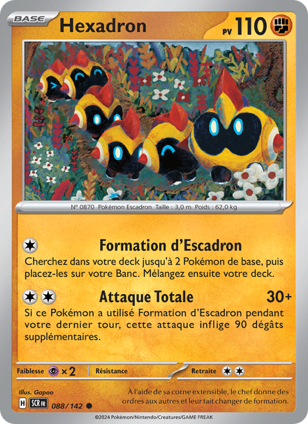Hexadron 088 — Stellar Crown (French Pokémon TCG card)