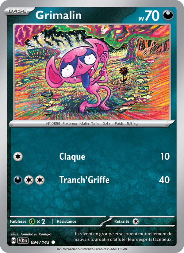 Grimalin 094 — Stellar Crown (French Pokémon TCG card)