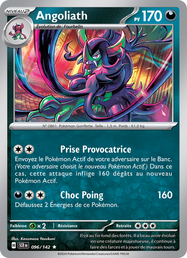 Angoliath 096 — Stellar Crown (French Pokémon TCG card)