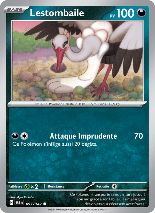 Lestombaile 097 — Stellar Crown (French Pokémon TCG card)