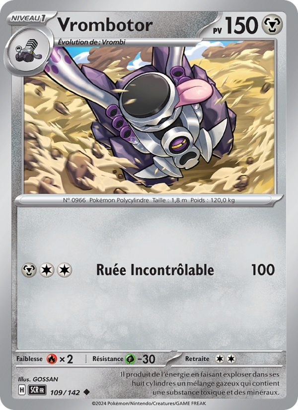 Vrombotor 109 — Stellar Crown (French Pokémon TCG card)