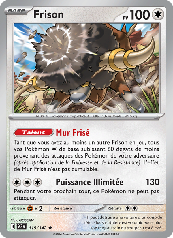 Frison 119 — Stellar Crown (French Pokémon TCG card)