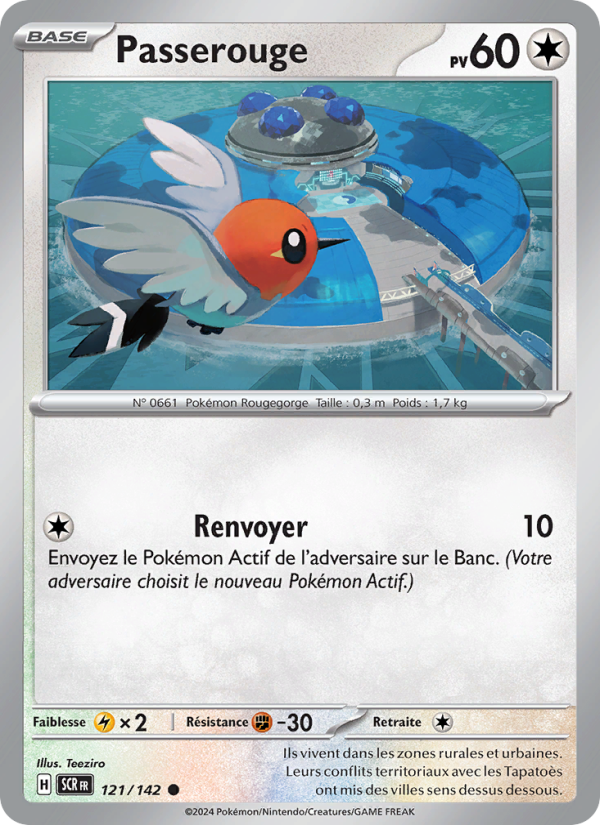 Passerouge 121 — Stellar Crown (French Pokémon TCG card)