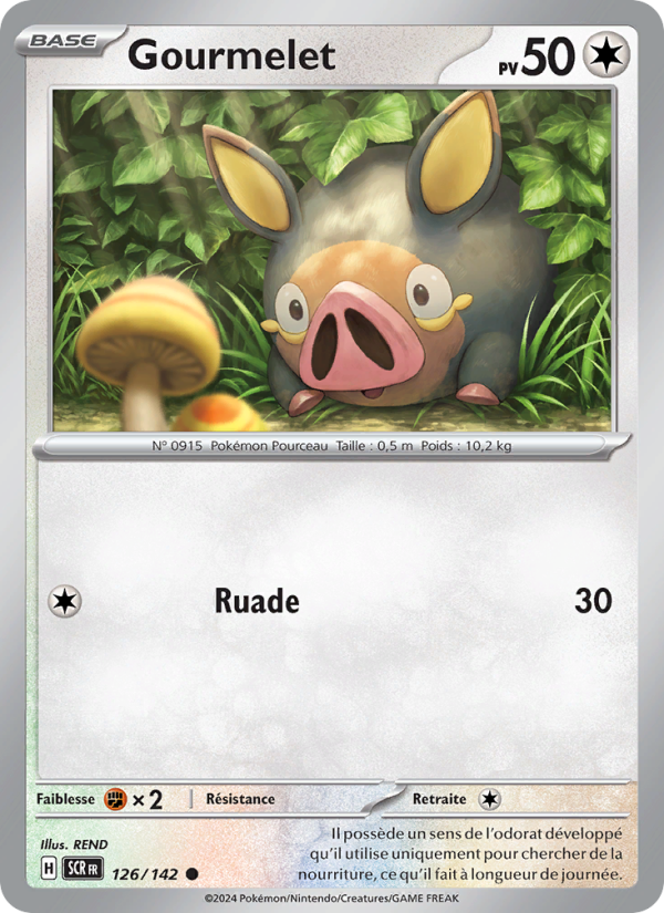Gourmelet 126 — Stellar Crown (French Pokémon TCG card)