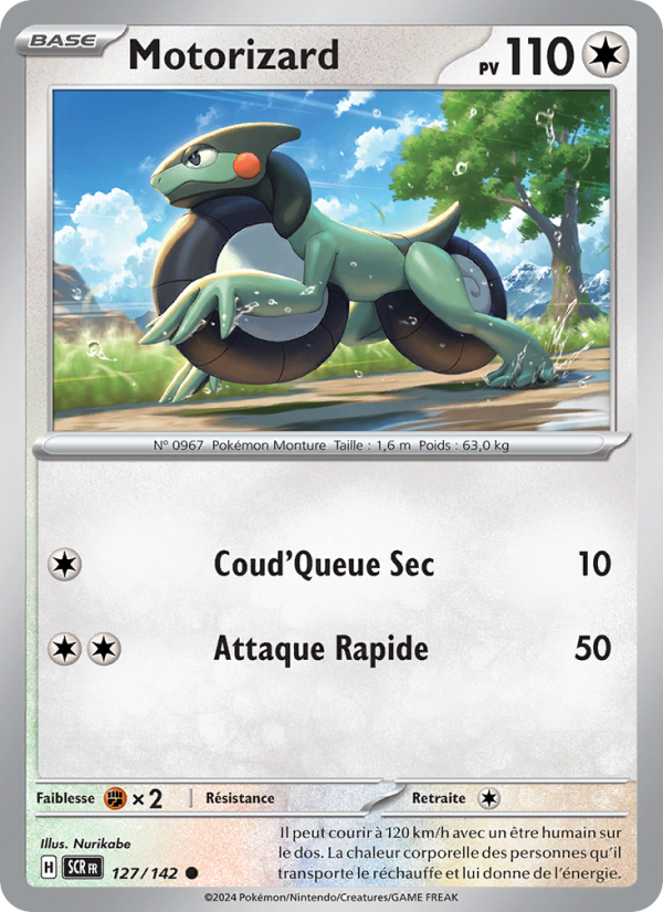 Motorizard 127 — Stellar Crown (French Pokémon TCG card)