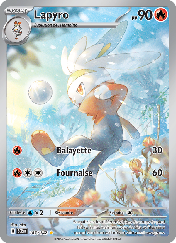 Lapyro 147 — Stellar Crown (French Pokémon TCG card)