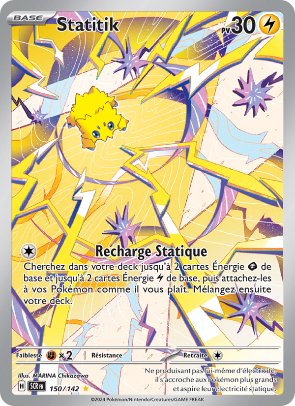 Statitik 150 — Stellar Crown (French Pokémon TCG card)