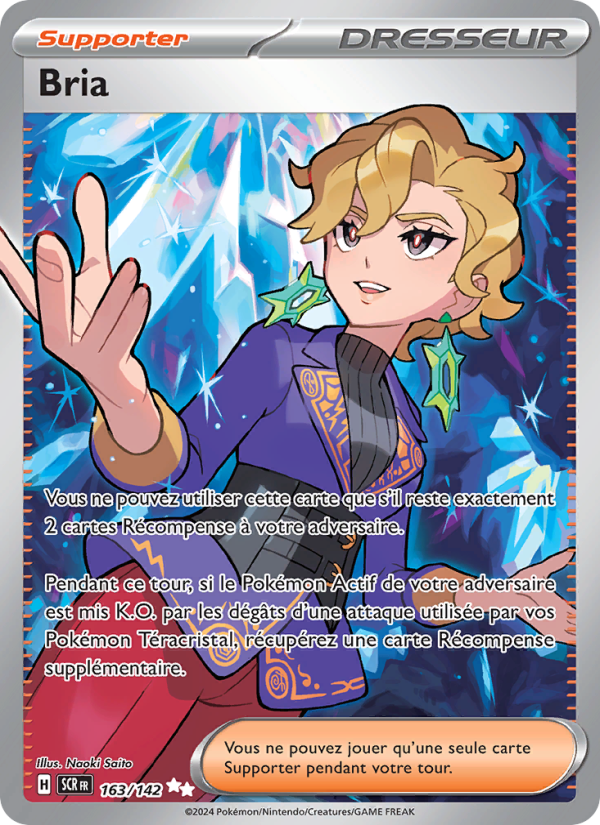 Bria 163 — Stellar Crown (French Pokémon TCG card)