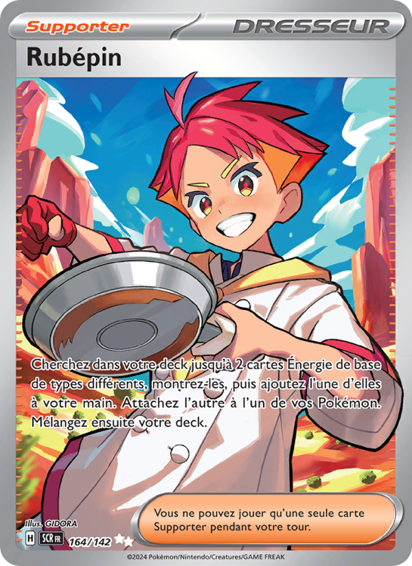 Rubépin 164 — Stellar Crown (French Pokémon TCG card)