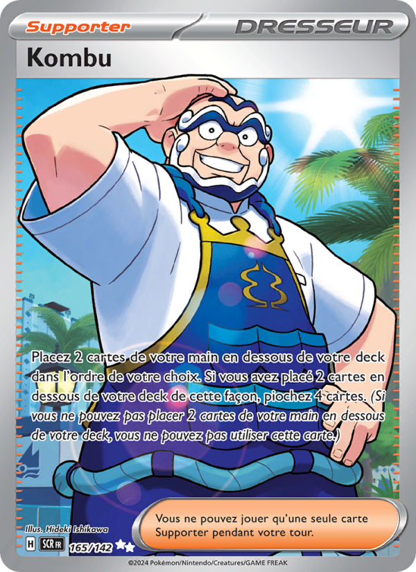 Kombu 165 — Stellar Crown (French Pokémon TCG card)