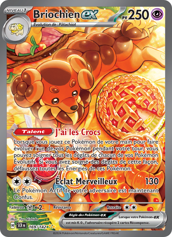 Briochien-ex 169 — Stellar Crown (French Pokémon TCG card)
