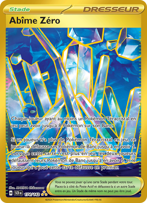 Abîme Zéro 174 — Stellar Crown (French Pokémon TCG card)