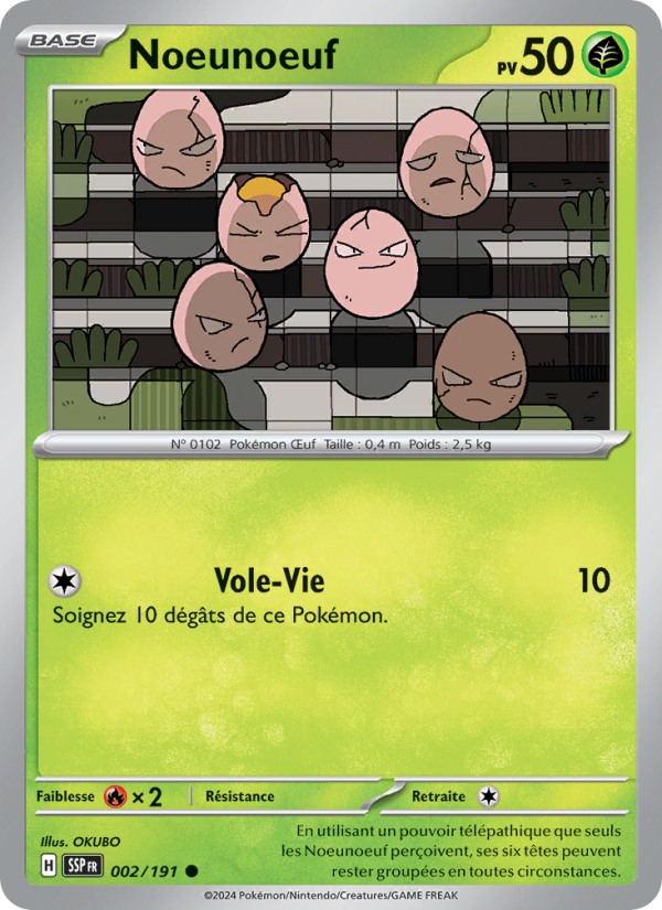 Noeunoeuf 002 — Surging Sparks (French Pokémon TCG card)