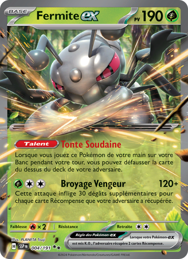 Fermite-ex 004 — Surging Sparks (French Pokémon TCG card)
