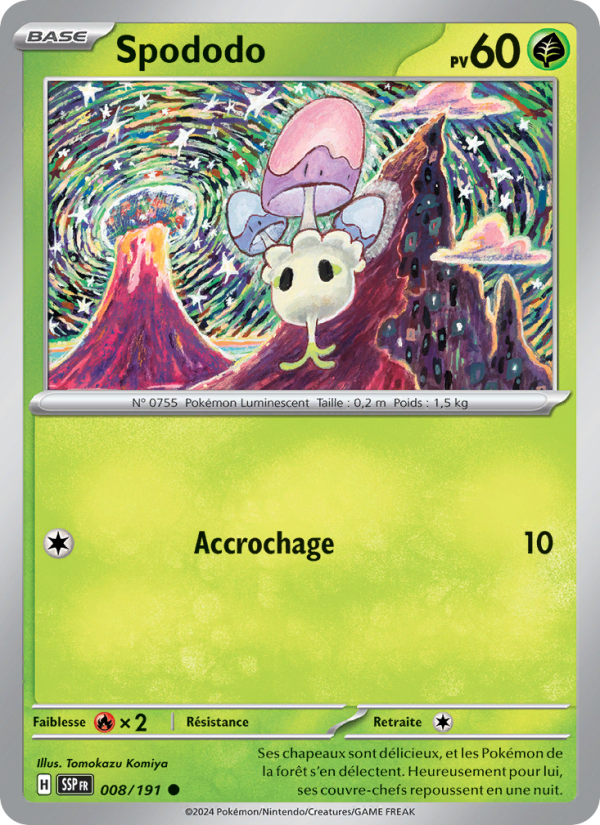 Spododo 008 — Surging Sparks (French Pokémon TCG card)
