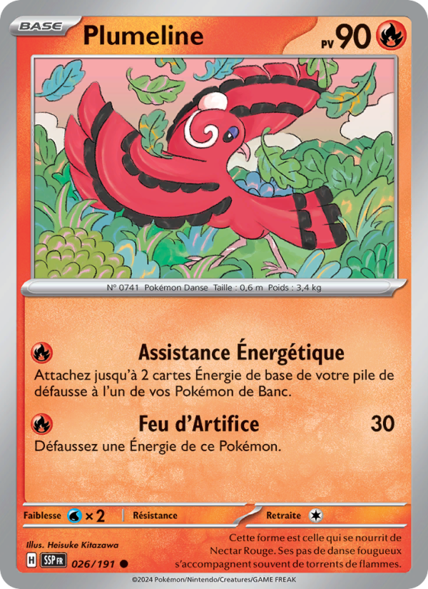 Plumeline 026 — Surging Sparks (French Pokémon TCG card)