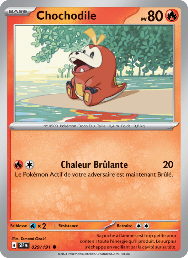 Chochodile 029 — Surging Sparks (French Pokémon TCG card)