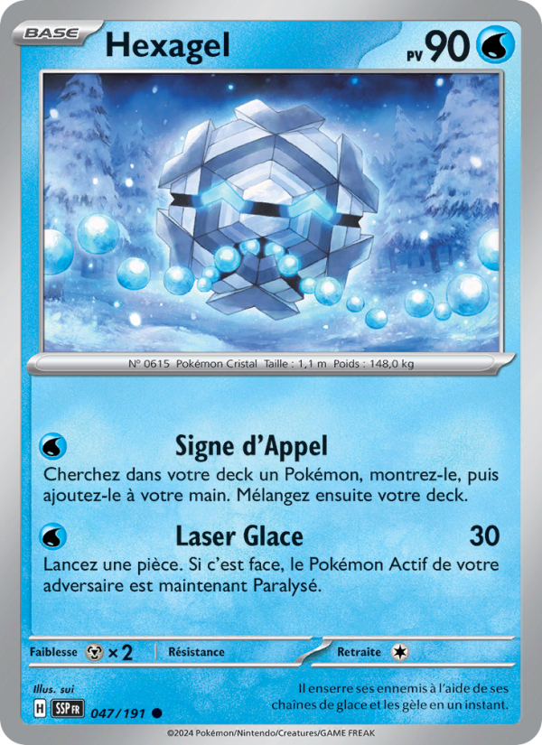 Hexagel 047 — Surging Sparks (French Pokémon TCG card)
