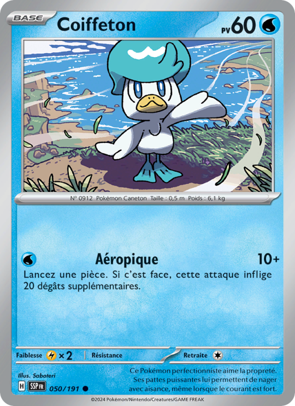 Coiffeton 050 — Surging Sparks (French Pokémon TCG card)