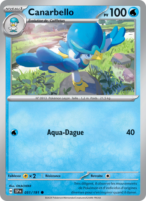 Canarbello 051 — Surging Sparks (French Pokémon TCG card)