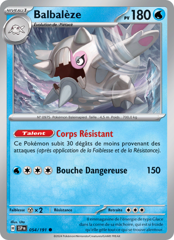 Balbalèze 054 — Surging Sparks (French Pokémon TCG card)