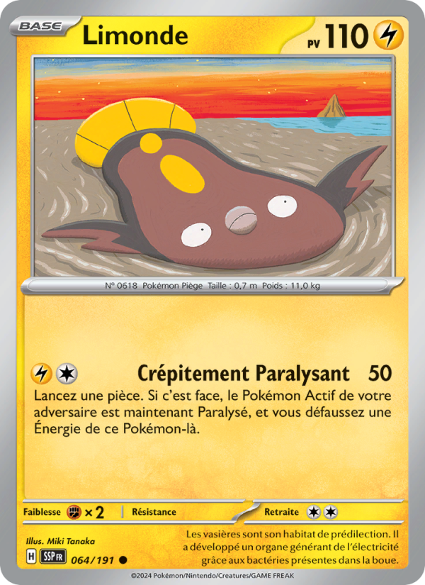 Limonde 064 — Surging Sparks (French Pokémon TCG card)