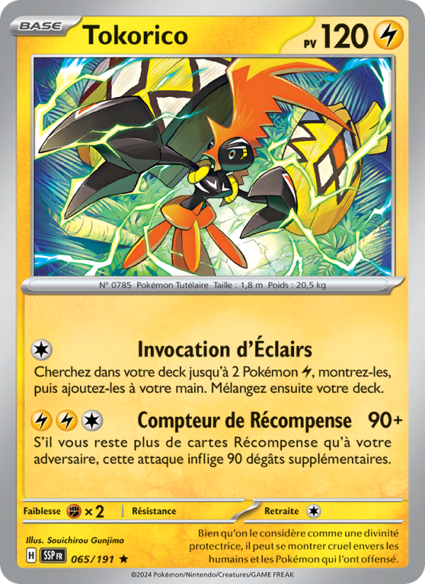 Tokorico 065 — Surging Sparks (French Pokémon TCG card)