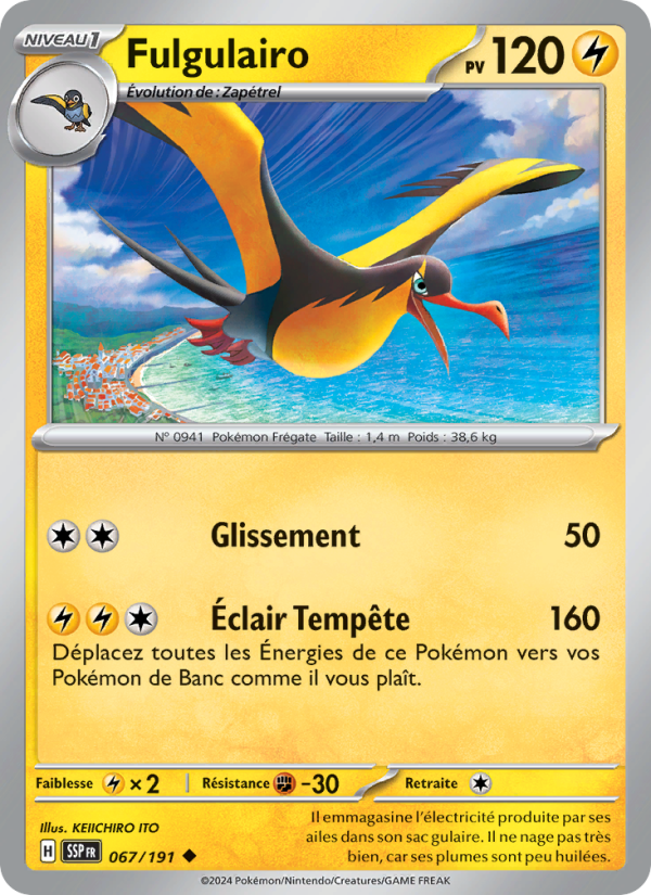Fulgulairo 067 — Surging Sparks (French Pokémon TCG card)