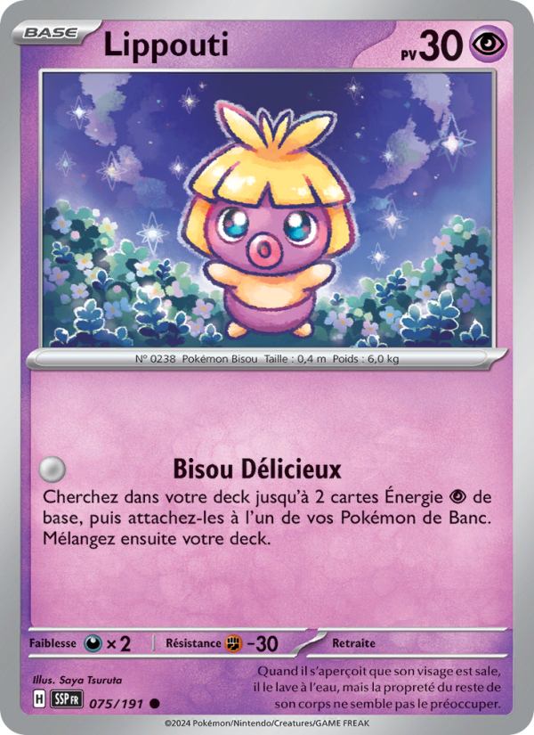 Lippouti 075 — Surging Sparks (French Pokémon TCG card)