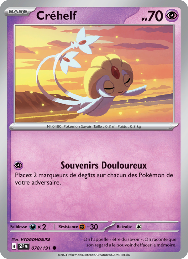 Créhelf 078 — Surging Sparks (French Pokémon TCG card)