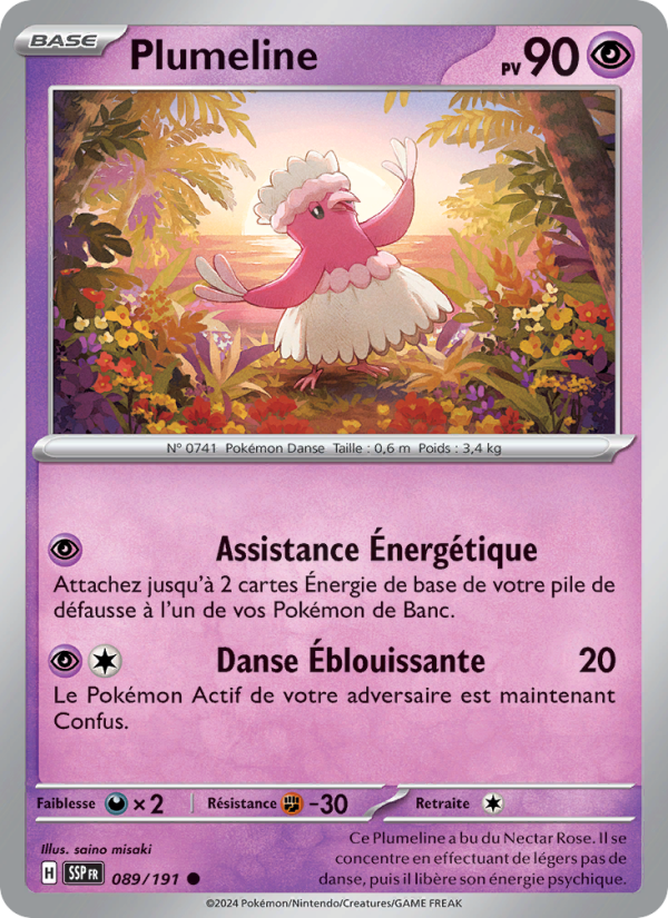 Plumeline 089 — Surging Sparks (French Pokémon TCG card)