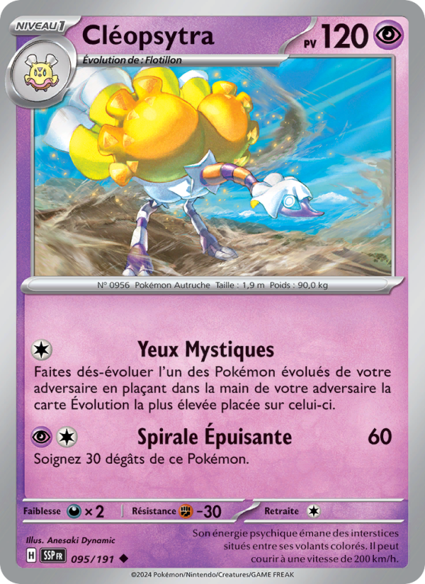 Cléopsytra 095 — Surging Sparks (French Pokémon TCG card)