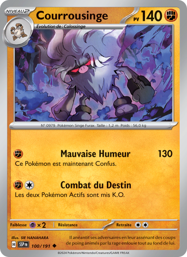 Courrousinge 100 — Surging Sparks (French Pokémon TCG card)