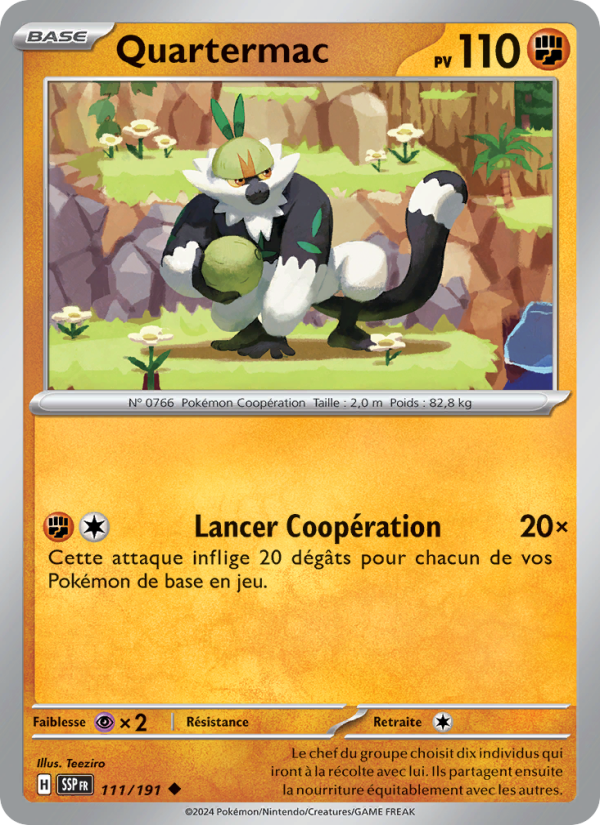 Quartermac 111 — Surging Sparks (French Pokémon TCG card)